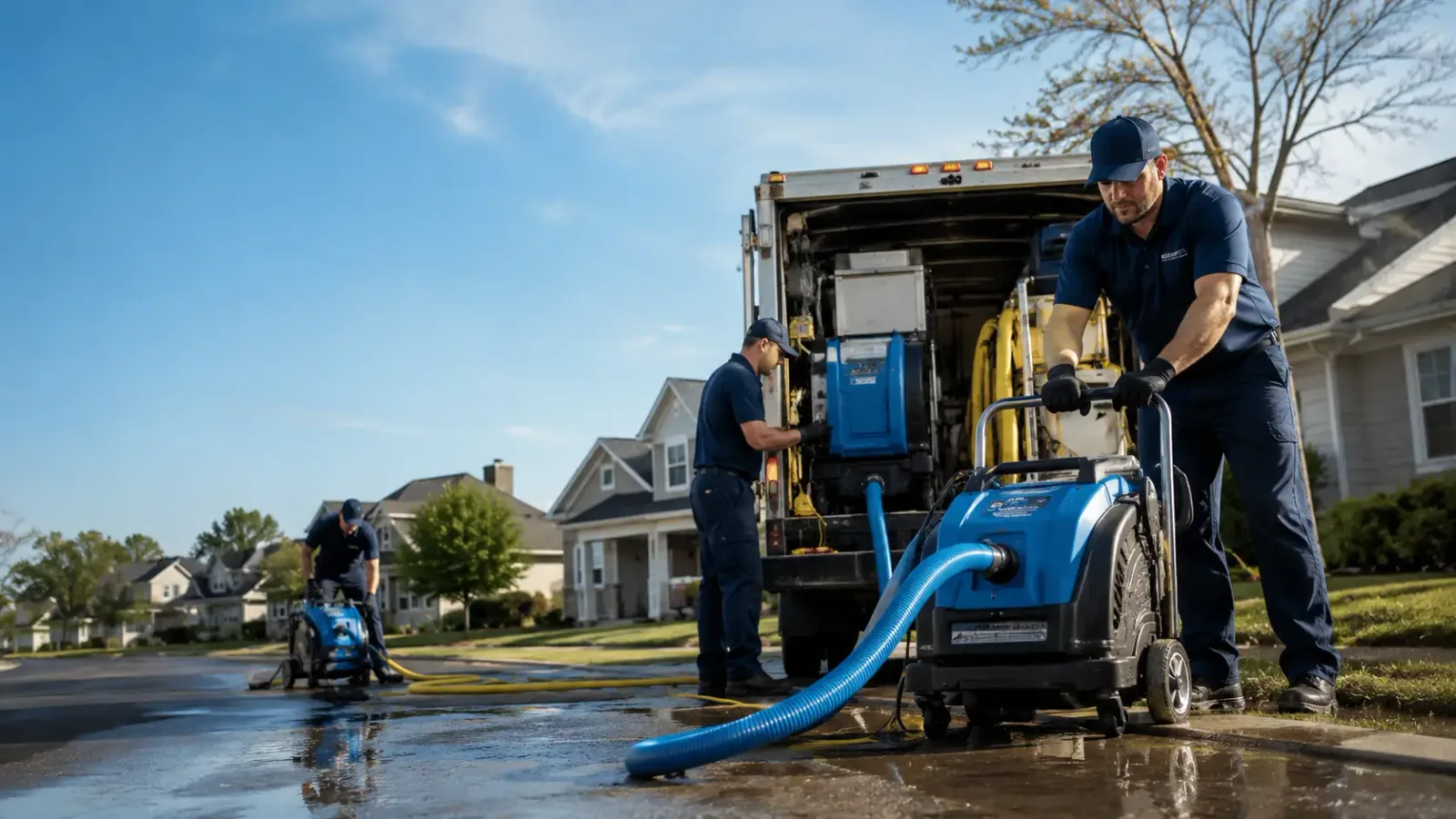 Flood Damage Cleanup in Holloman Air Force Base, NM